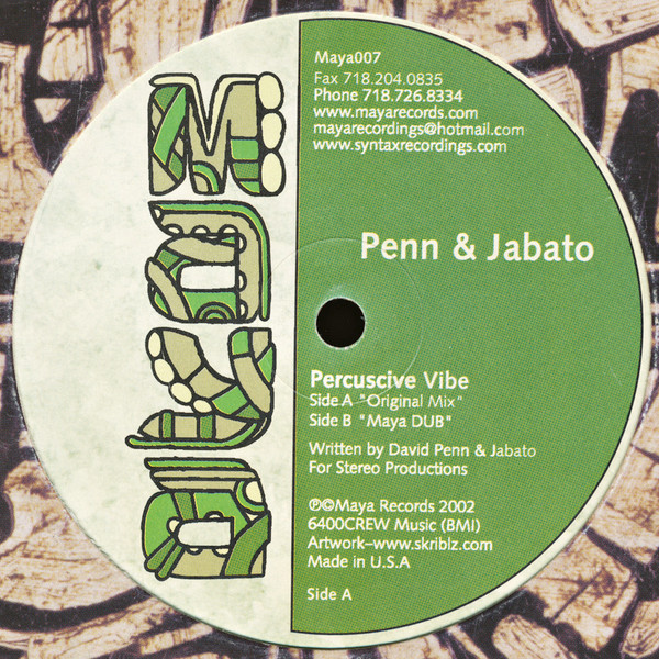 Penn & Jabato - Percuscive Vibe | Maya (Maya007)