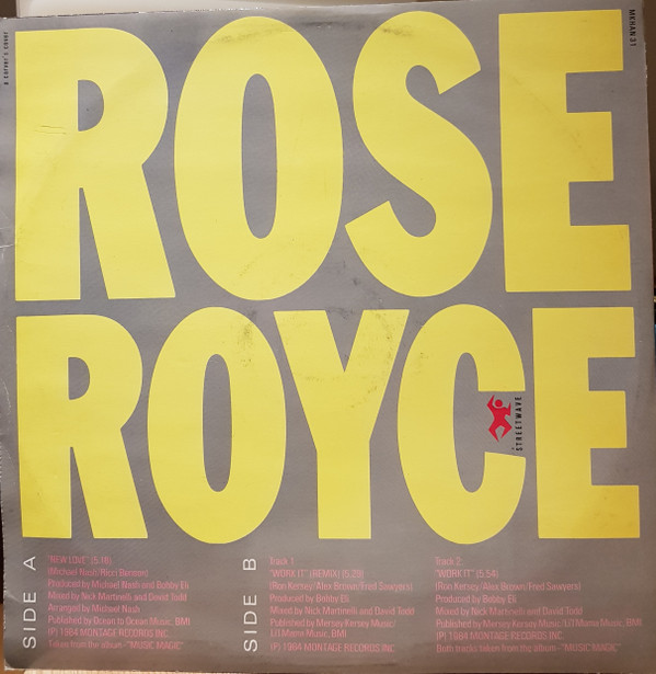 Rose Royce - New Love | Streetwave (MKHAN 31) - 2