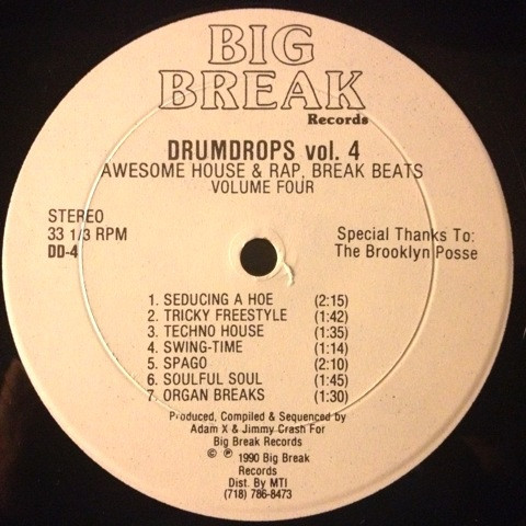 Adam X & Jimmy Crash - Drumdrops Vol. 4 (Essential Break Beats & Loops) | Big Break (DD 4) - 2 Adam X & Jimmy Crash - Drumdrops Vol. 4 (Essential Break Beats & Loops) | Big Break (DD 4) - 2