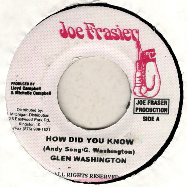 Glen Washington - How Did You Know | Joe Frasier (none) - main
