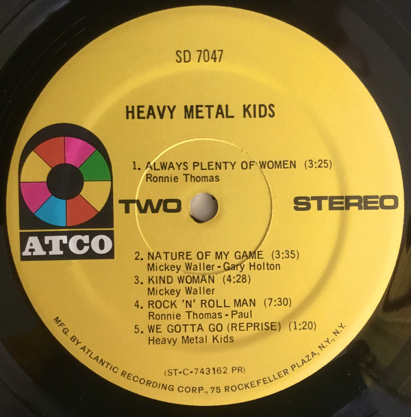 Heavy Metal Kids - Heavy Metal Kids | Atco Records (SD 7047) - 4 Heavy Metal Kids - Heavy Metal Kids | Atco Records (SD 7047) - 4
