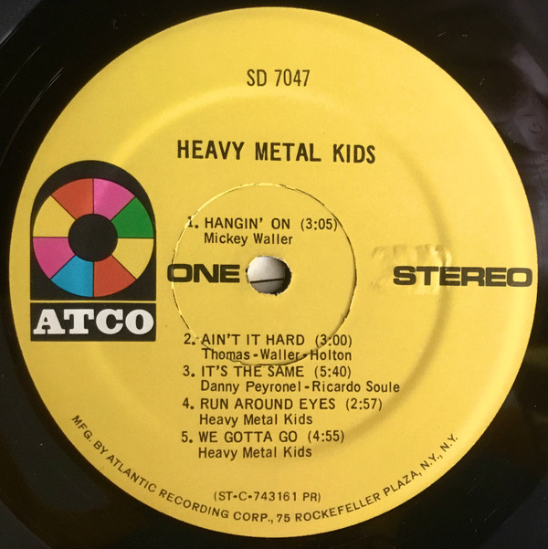 Heavy Metal Kids - Heavy Metal Kids | Atco Records (SD 7047) - 3 Heavy Metal Kids - Heavy Metal Kids | Atco Records (SD 7047) - 3