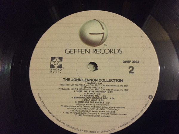 John Lennon - The John Lennon Collection | Geffen Records (GHSP 2023) - 7 John Lennon - The John Lennon Collection | Geffen Records (GHSP 2023) - 7