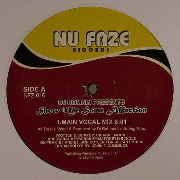 DJ Romain - Show Me Some Affection | Nu Faze Records (NFZ016) - main DJ Romain - Show Me Some Affection | Nu Faze Records (NFZ016) - main