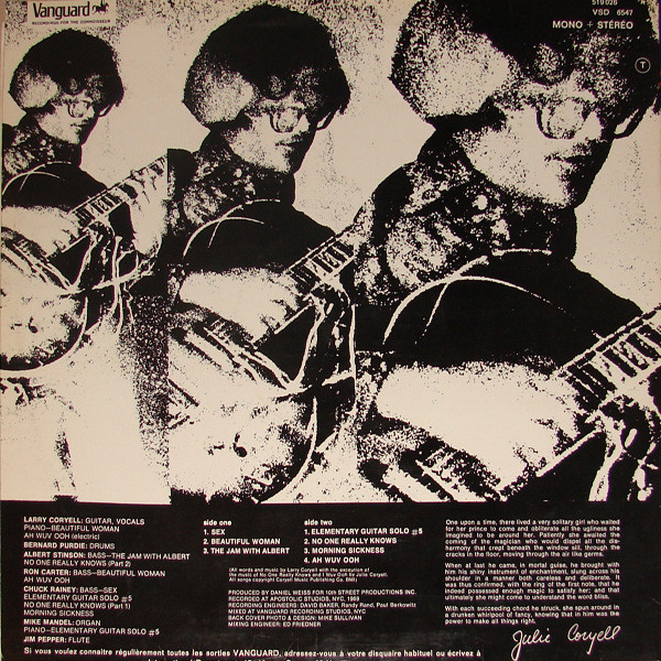 Larry Coryell - Underground Vol. 11 | Vanguard (519 026) - 2 Larry Coryell - Underground Vol. 11 | Vanguard (519 026) - 2