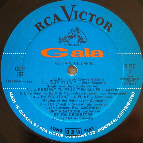 Tony Romandini - Guitare De Danse | RCA Victor (CGP-197) - 4 Tony Romandini - Guitare De Danse | RCA Victor (CGP-197) - 4
