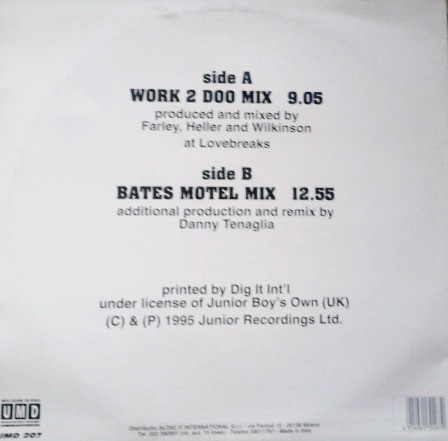 Roach Motel - Work 2 Doo | Underground Music Department (UMD) (UMD 207) - 2
