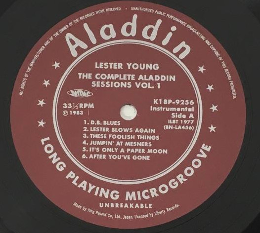 The Complete Aladdin Sessions Vol. 1