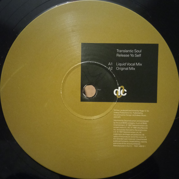 Roger Sanchez presents Transatlantic Soul - Release Yo Self | Deconstruction (74321 45910 1) - 3
