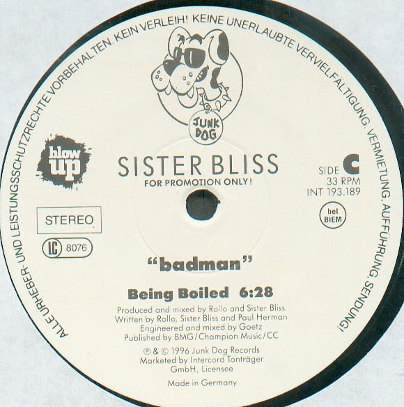 Sister Bliss - Badman | Blow Up (INT 193.189) - 3 Sister Bliss - Badman | Blow Up (INT 193.189) - 3