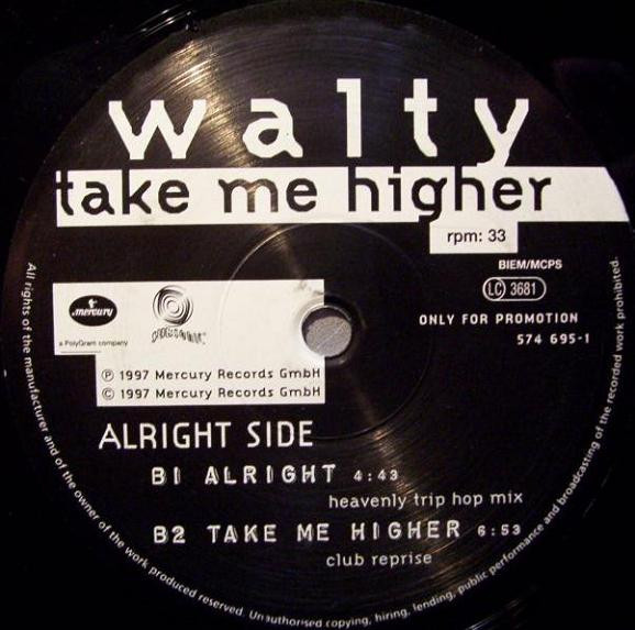 Walty - Take Me Higher | Mercury (574 695-1) - 2