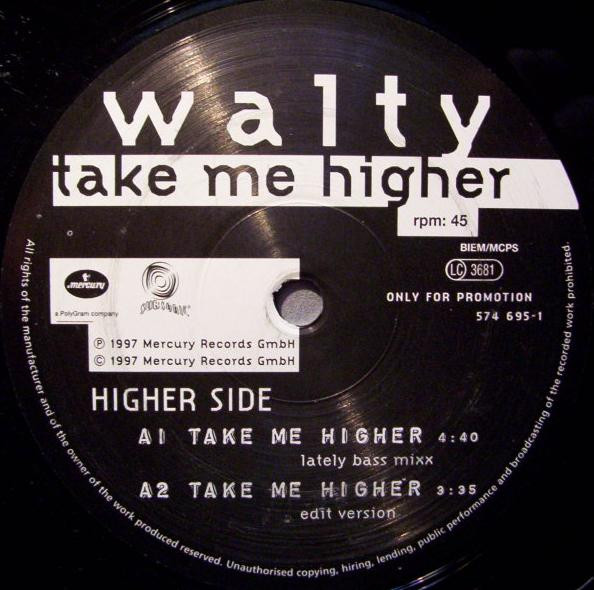 Walty - Take Me Higher | Mercury (574 695-1) - main