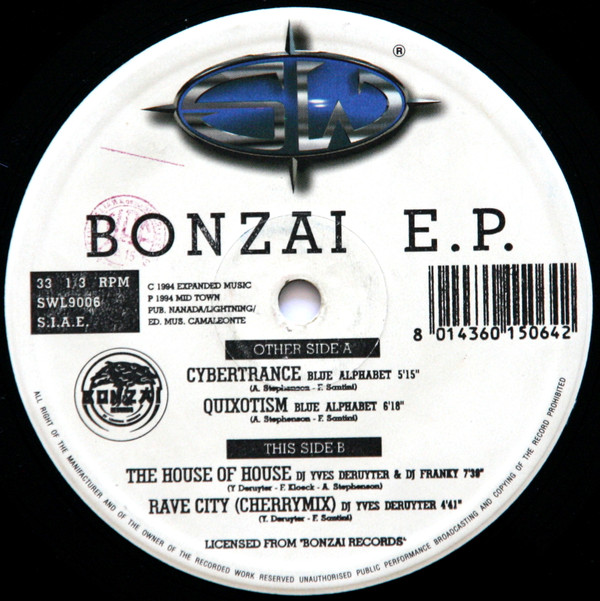 Various - Bonzai E.P. | Steel Wheel (SWL9006) - main