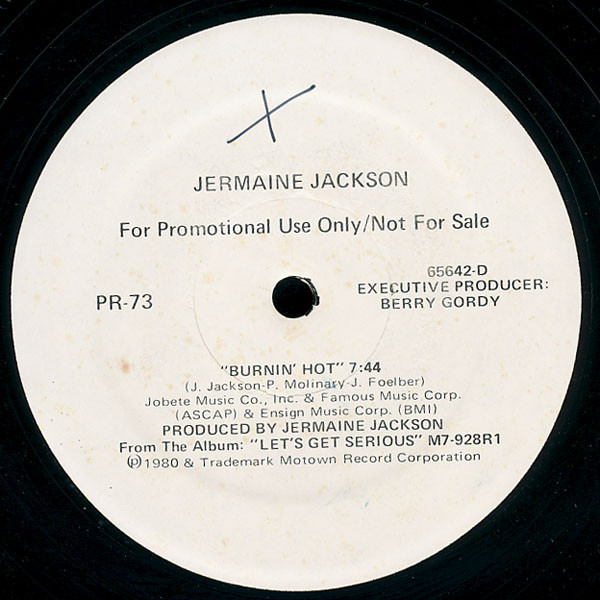 Jermaine Jackson - Burnin' Hot | Motown (PR-73)