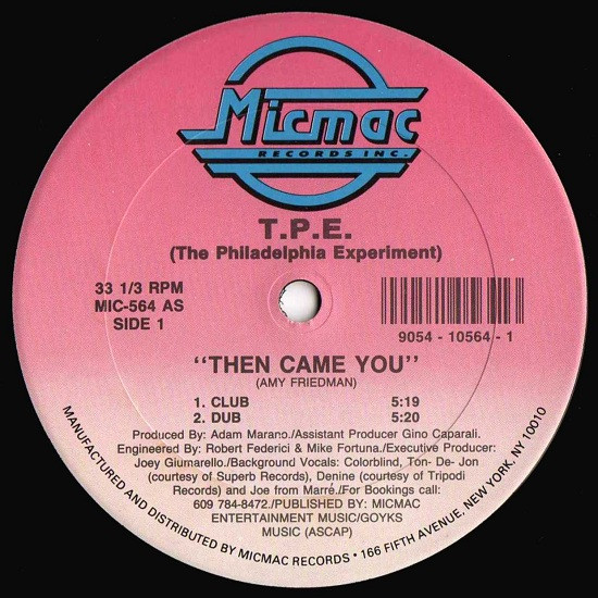 T.P.E. - Then Came You | Micmac Records, Inc. (MIC 564) - main T.P.E. - Then Came You | Micmac Records, Inc. (MIC 564) - main