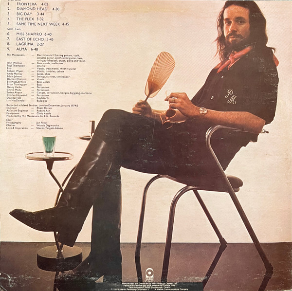 Phil Manzanera - Diamond Head | ATCO Records (SD 36-113) - 2