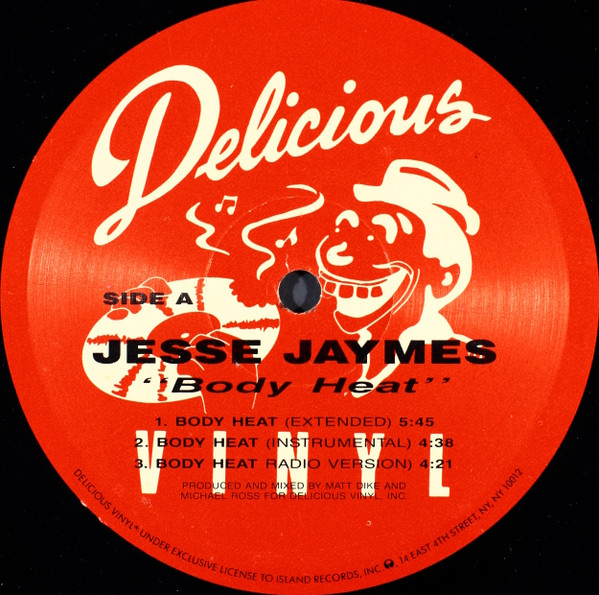 Jesse Jaymes - Body Heat | Delicious Vinyl (422-868 587-1) - 3