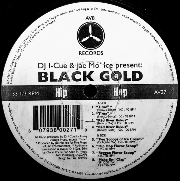 DJ I-Cue & Jae Mo' Ice - Black Gold | AV8 Records (AV27)