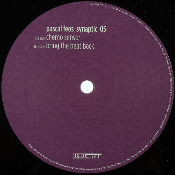 Pascal F.E.O.S. - Synaptic 05 | Level Non Zero (lnz006/5-6) - 2