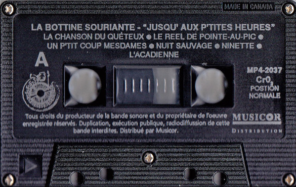 La Bottine Souriante - Jusqu'aux P'tites Heures | Mille-Pattes (MP4-2037) - 3 La Bottine Souriante - Jusqu'aux P'tites Heures | Mille-Pattes (MP4-2037) - 3