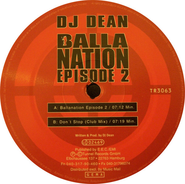 DJ Dean - Balla Nation Episode 2 | Tunnel Records (TR3063) - 3