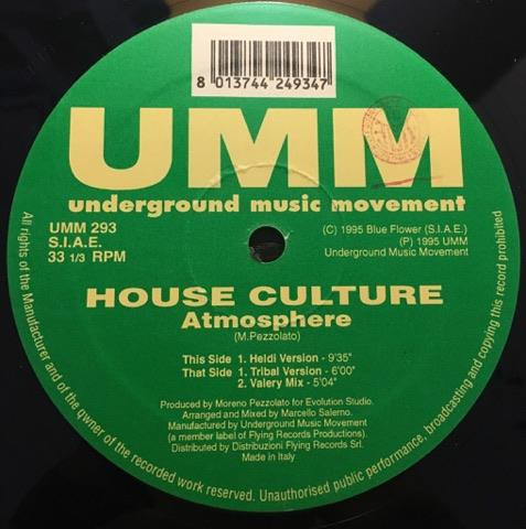 House Culture - Atmosphere | UMM (UMM 293) - main House Culture - Atmosphere | UMM (UMM 293) - main