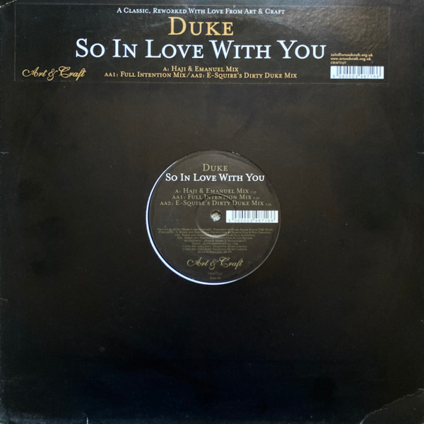 Duke - So In Love With You | Art & Craft Recordings (CRAFT15T) - main Duke - So In Love With You | Art & Craft Recordings (CRAFT15T) - main