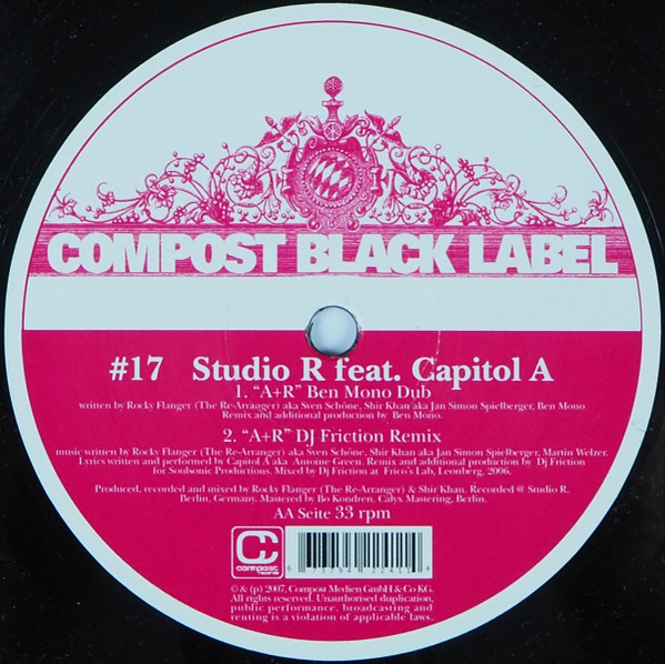 Studio R Feat. Capitol A - A+R | Compost Records (Compost 241-1) - 2