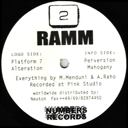 Ramm - Platform 7 | Numbers Records (RAMM 2)