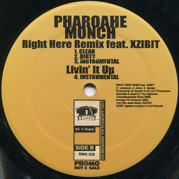 Pharoahe Monch - The Light / Livin' It Up/ Right Here (Remix) | Rawkus (RWK 259) - 4 Pharoahe Monch - The Light / Livin' It Up/ Right Here (Remix) | Rawkus (RWK 259) - 4