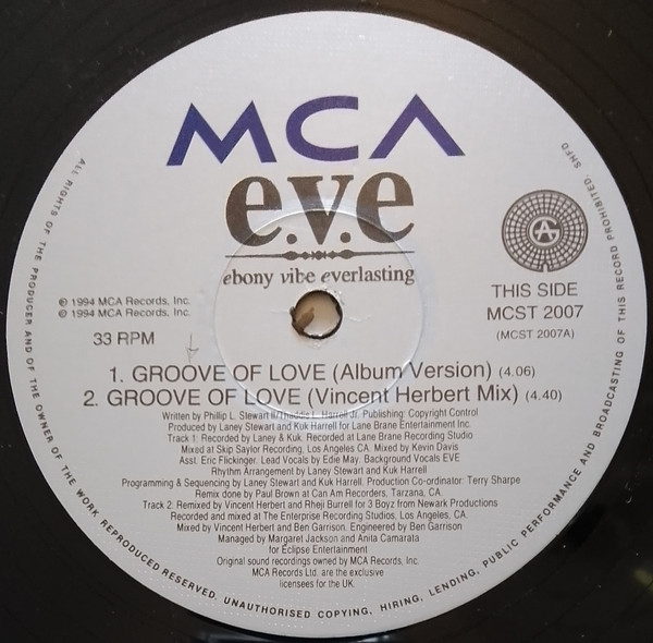 e.v.e - Groove Of Love (Part 1) | MCA Records (MCST 2007) - 5 e.v.e - Groove Of Love (Part 1) | MCA Records (MCST 2007) - 5