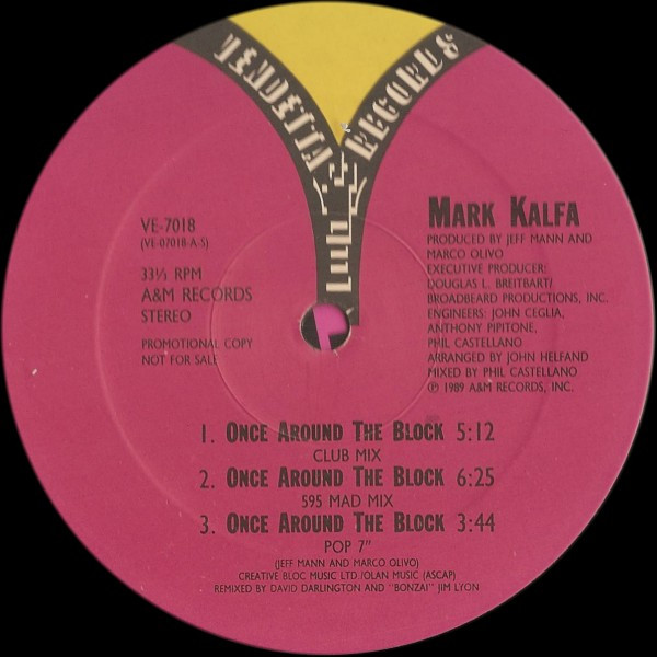 Mark Kalfa - Once Around The Block | Vendetta Records (VE-7018)