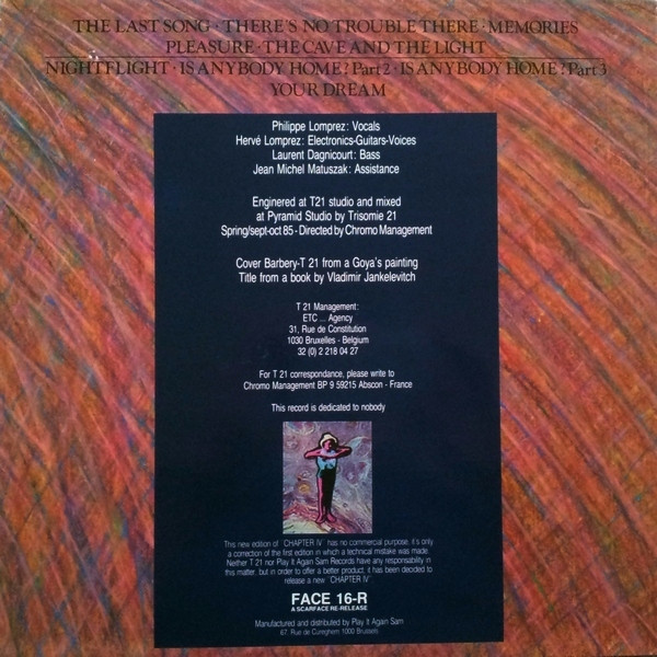 Trisomie 21 - Chapter IV Remix - Le Je-Ne-Sais-Quoi Et Le Presque Rien | Scarface (FACE 16-R) - 2 Trisomie 21 - Chapter IV Remix - Le Je-Ne-Sais-Quoi Et Le Presque Rien | Scarface (FACE 16-R) - 2