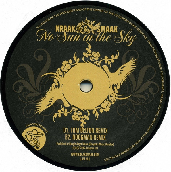 Kraak & Smaak - No Sun In The Sky | Jalapeno Records (JAL 45) - 4 Kraak & Smaak - No Sun In The Sky | Jalapeno Records (JAL 45) - 4