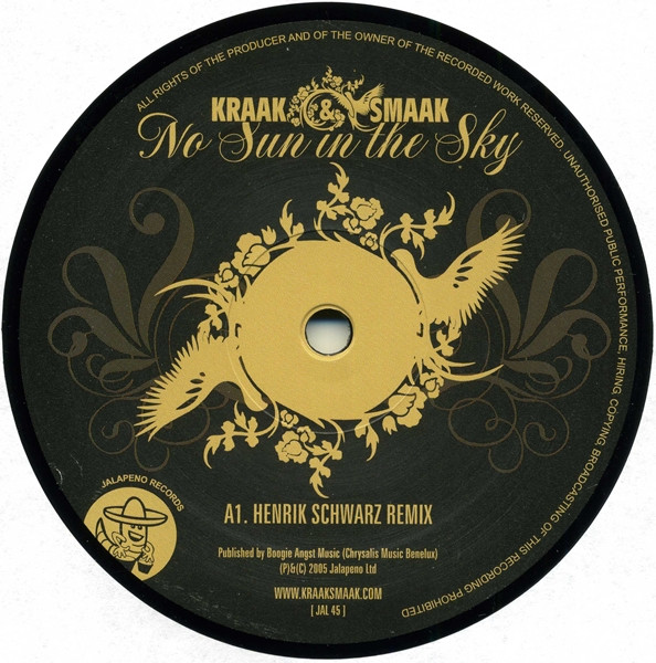 Kraak & Smaak - No Sun In The Sky | Jalapeno Records (JAL 45) - 3 Kraak & Smaak - No Sun In The Sky | Jalapeno Records (JAL 45) - 3
