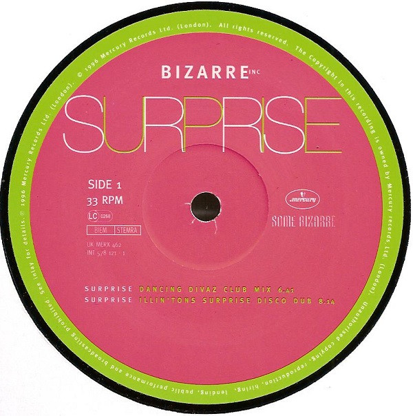 Bizarre Inc - Surprise | Mercury (MERX 462) - 2 Bizarre Inc - Surprise | Mercury (MERX 462) - 2
