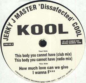 Jerky Jay Master "Disaffected" Cool - Kool | Force Inc. Music Works U.S.Edition (FIM US 3)