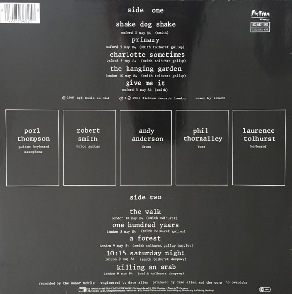 The Cure - Concert - The Cure Live | Fiction Records (823 682-1) - 2