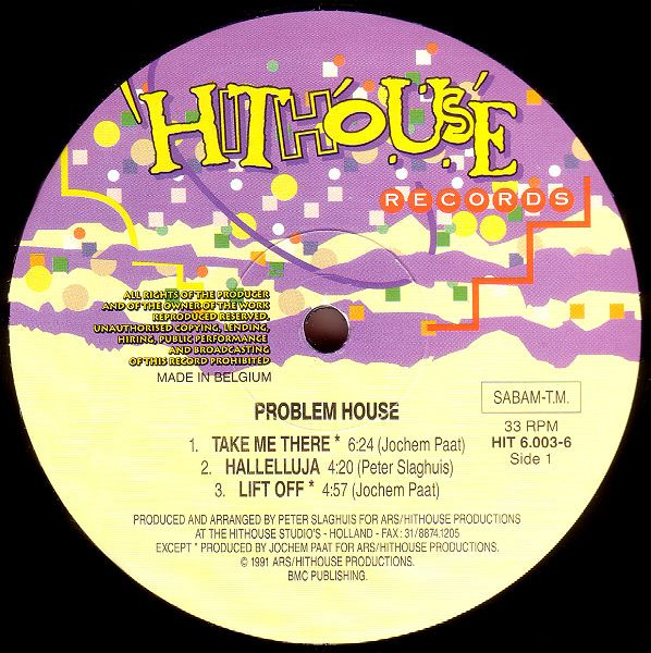Problem House - Mini Elpee | Hithouse Records (HIT 6.003-6) - 3 Problem House - Mini Elpee | Hithouse Records (HIT 6.003-6) - 3