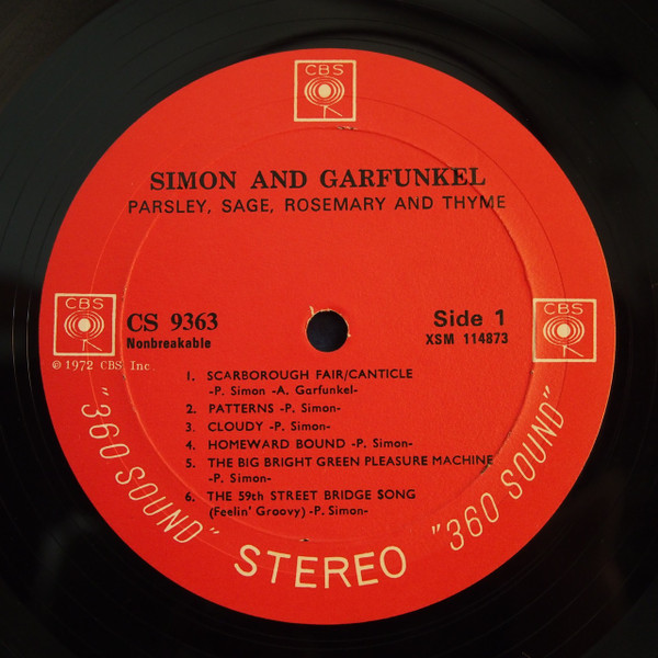Simon And Garfunkel - Parsley, Sage, Rosemary And Thyme | Columbia (CS 9363) - 3