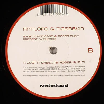 Antilôpè & Tigerskin - Just In Case | Kompass Musik (KOMPA004) - main Antilôpè & Tigerskin - Just In Case | Kompass Musik (KOMPA004) - main