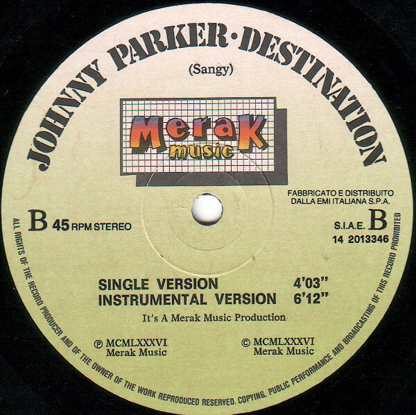 Johnny Parker - Destination | Merak Music (MKX 420) - 4 Johnny Parker - Destination | Merak Music (MKX 420) - 4