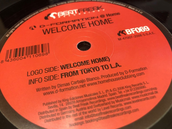 D-Formation - Welcome Home | BeatFreak Recordings (BF0069) - 3