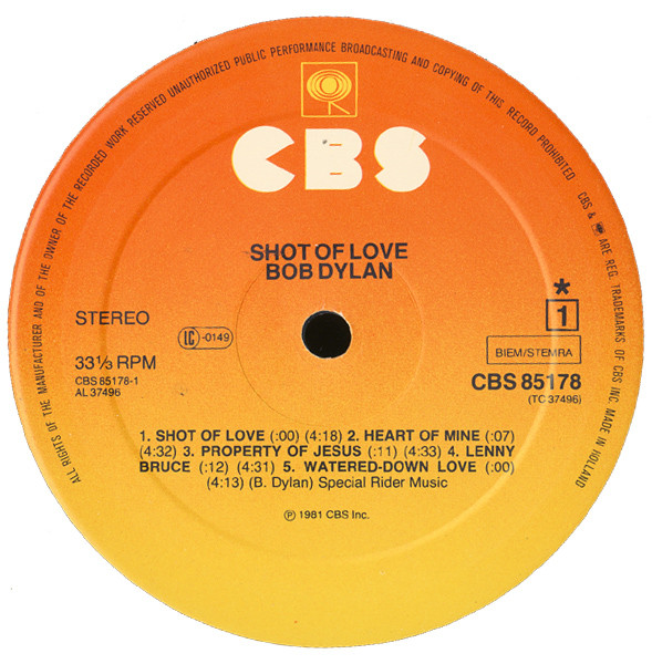 Shot Of Love