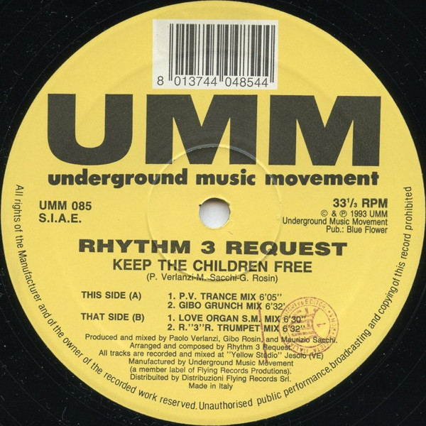 Rhythm 3 Request - Keep The Children Free | UMM (UMM 085)