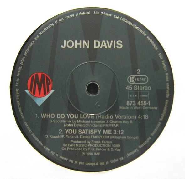 John Davis - Who Do You Love | IMP (873 455-1) - 4 John Davis - Who Do You Love | IMP (873 455-1) - 4