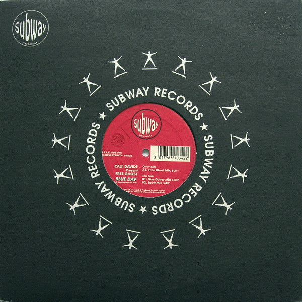 Davide Cali Present Free Ghost - Blue Dav | Subway Records (SUB 076) - 3