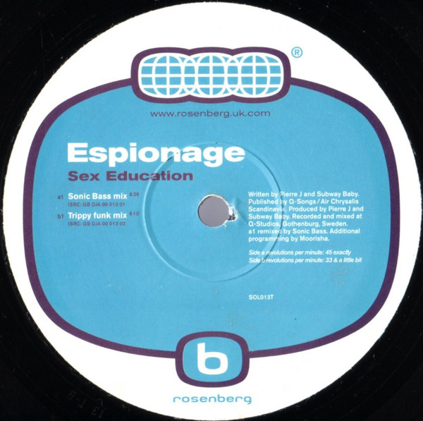 Espionage - Sex Education | Rosenberg Entertainment Inc (SOL013T) - 4