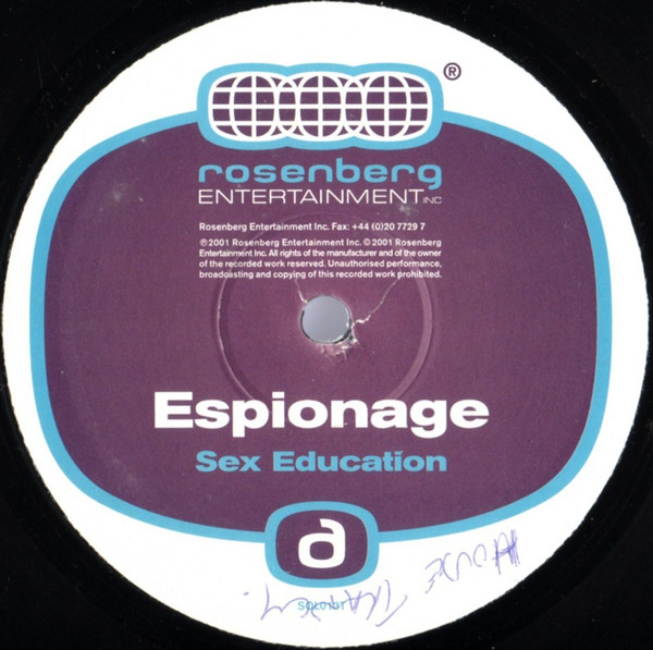 Espionage - Sex Education | Rosenberg Entertainment Inc (SOL013T) - 3