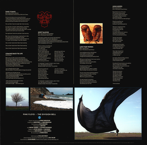 Pink Floyd - The Division Bell | Pink Floyd Records (PFRLP14) - 14 Pink Floyd - The Division Bell | Pink Floyd Records (PFRLP14) - 14